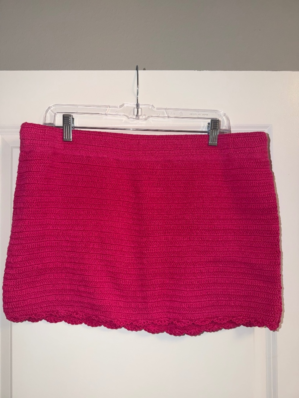 Hand knit skirt